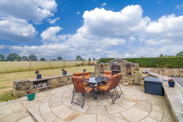 Externally, there are well positioned seating areas around the plot to allow visitors to enjoy the sunshine all day, plus a very generous lawned garden and BBQ area to the rear.