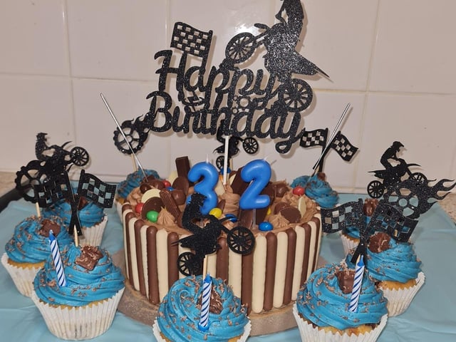 A motorbike themed bake from Angelina Vaccaro-Gaskin.