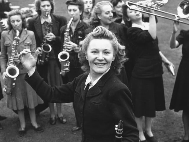 Musician and bandleader Ivy Benson was the pioneer of ‘girl power’. The Leeds-born lass was one of the first entertainers to enter Germany at the end of the Second World War, at the request of Field Marshall Montgomery. She played at the 1948 Olympic Games, across the Middle East and in Vietnam. She was the darling of national TV and radio and played her last gig in 1980. She was born at the Malt Shovel Inn, Holbeck on November 11, 1913. Her father, Douglas, played with the Leeds Symphony Orchestra and Empire Pit Orchestra.