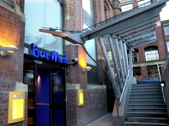 Bar Med opened in St Paul's House on Park Square in January 2001.