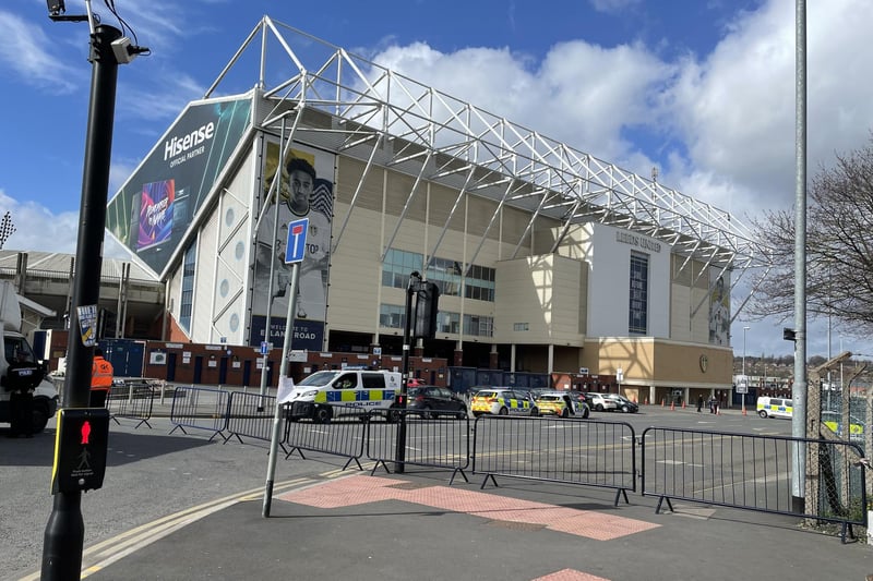 The stadium has been closed off as investigations continue.