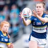 Georgia Hale will return to Gold Coast after Rhinos' game against St Helens at Headingley on Friday. Picture by Allan McKenzie/SWpix.com.