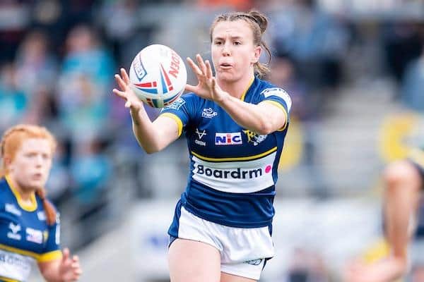 Georgia Hale will return to Gold Coast after Rhinos' game against St Helens at Headingley on Friday. Picture by Allan McKenzie/SWpix.com.