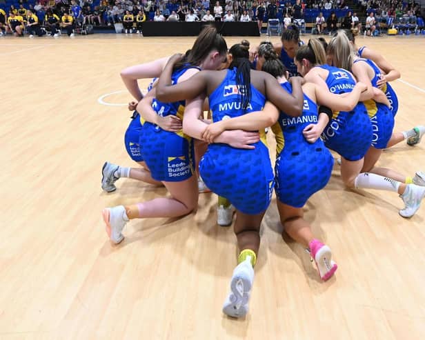 Team first: Leeds Rhinos Netball received some good news about their future on Thursday. (Picture: Matthew Merrick Photography courtesy of SkyBet)
