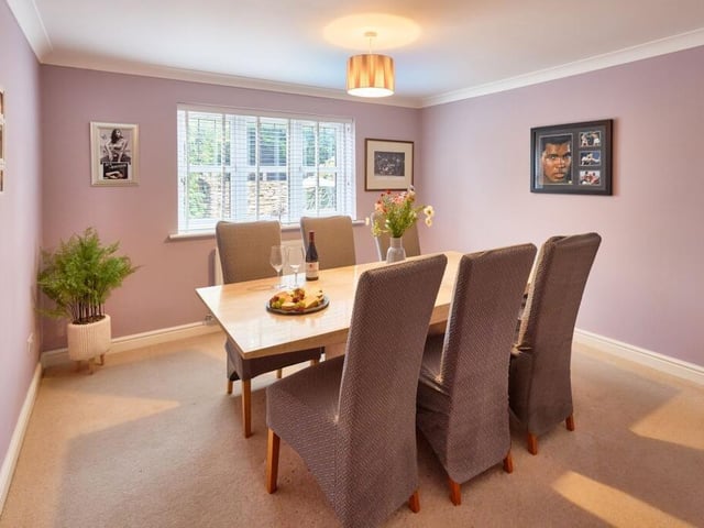 Next door is the dedicated formal dining room.