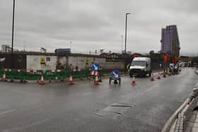 Arriva has said that the roadworks on Whitehall Road have resulted in a "staggering" 39% increase in traffic. Photo: National World