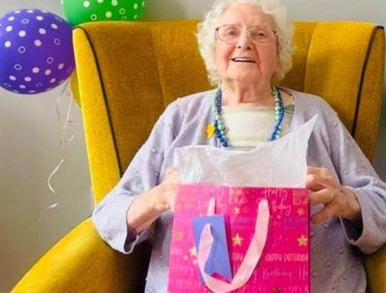 1-2 year old care home resident shares her secret to a long life