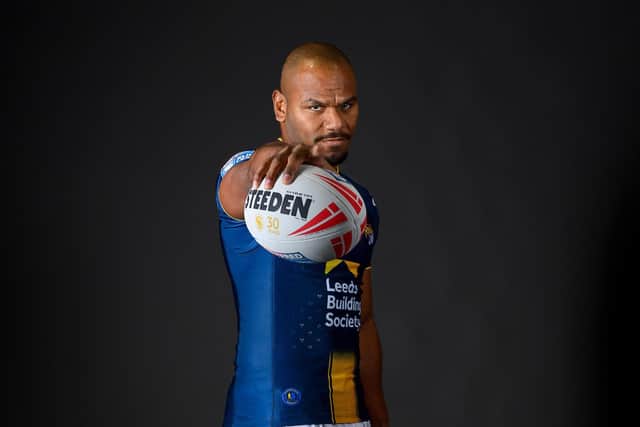 Maika Sivo will add strike power and experience to Leeds Rhinos' backline when he returns from injury. Picture by Allan McKenzie/SWpix.com.