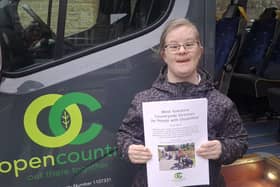 Open Country member Kezzy with a copy of the new West Yorkshire Countryside directory