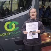 Open Country member Kezzy with a copy of the new West Yorkshire Countryside directory