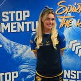 Leeds Rhinos have signed England international Lacey Owen from York Valkyrie. Picture by Leeds Rhinos.