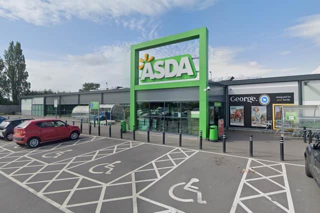 Asda on Old Lane, Beeston, was targeted by Boyes 13 times in little over a month.