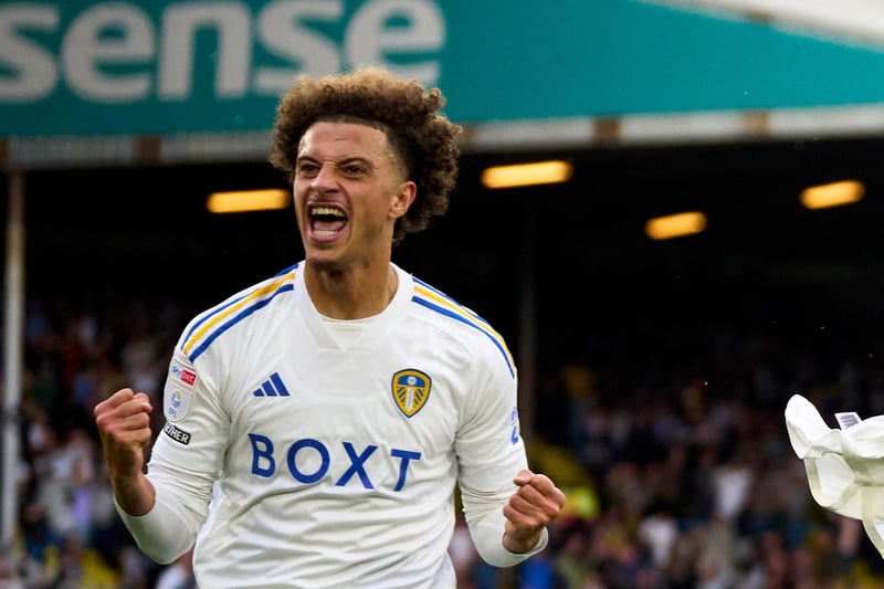 Ampadu has worn the number four shirt on seven occasions already for Leeds having joined earlier this summer. He follows in the footsteps of some famous names at Elland Road. (Photo by Alex Caparros/Getty Images)