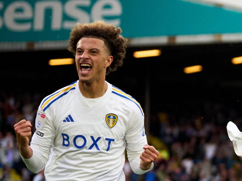 Ampadu has worn the number four shirt on seven occasions already for Leeds having joined earlier this summer. He follows in the footsteps of some famous names at Elland Road. (Photo by Alex Caparros/Getty Images)