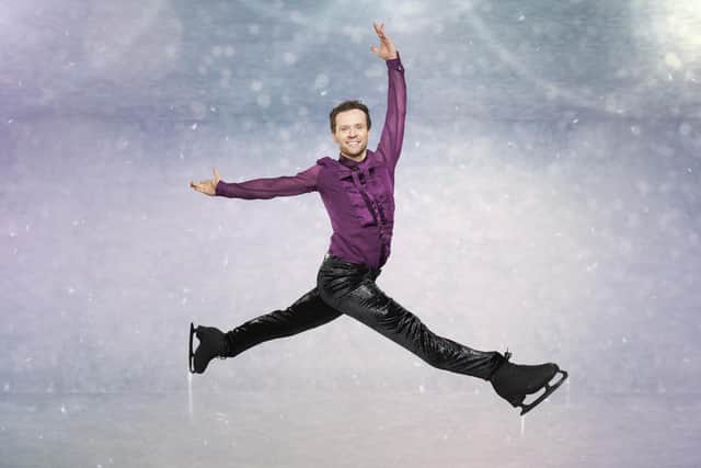 Mark Hanretty is the sensational pro-skater on Dancing On Ice.