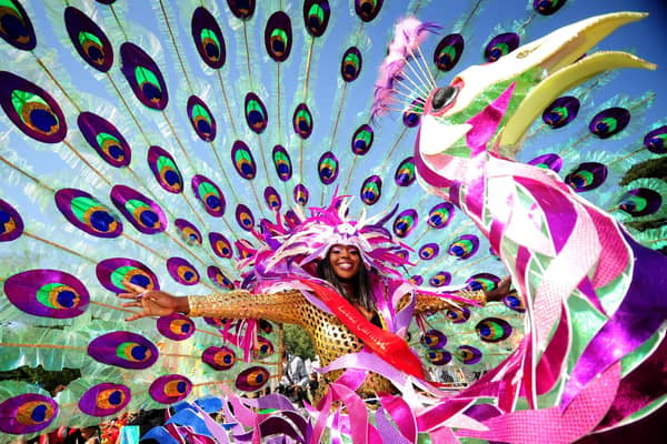 Leeds West Indian Carnival is one of the city's most popular annual events, with family gatherings and street parties often following the main parade. Picture: Simon Hulme