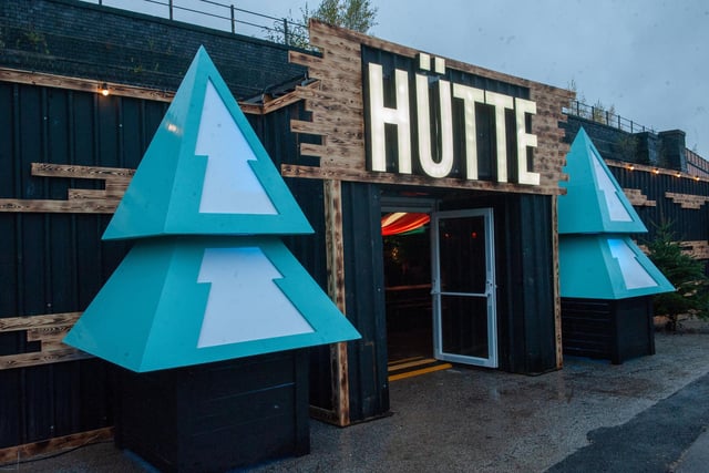 The new Hutte Bavarian Beer Hall that will screen every England and Wales World Cup game at the Winter Village at Chow Down.