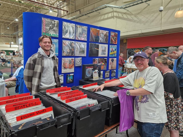 Traders and buyers commented on the great atmosphere at Leeds Record Fair