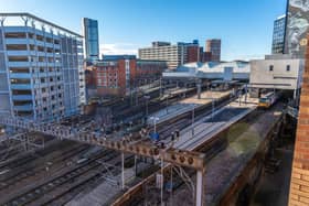 General view of Leeds Train Station. (Pic credit: James Hardisty)