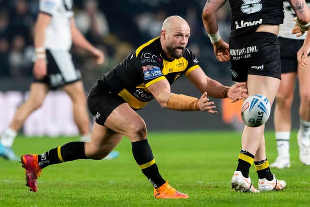 York Knights' Paul McShane, pictured, is a 'super-clever' player, his former coach Daryl Powell says. Picture by Allan McKenzie/SWpix.com.