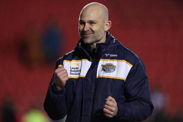 Coach Rohan Smith has turned Rhinos around since taking charge midway through last season and Andy Last wants the chance to do the same for Castleford. Picture by Paul Currie/SWpix.com.