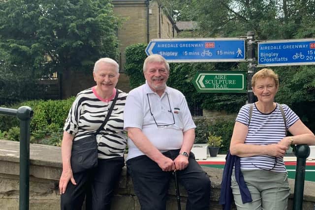 Group members, Pat Grundell (left) and Kathleen Child (right), say they were made to feel welcome by the friendly group