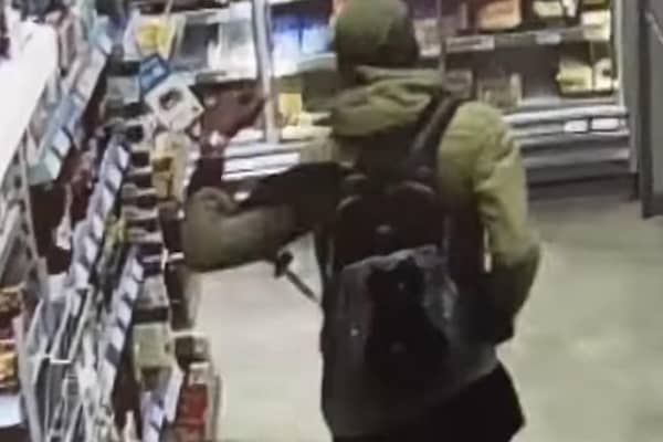 Prolific shoplifter caught on CCTV stealing bacon from Co-op a week after being given second chance by judge