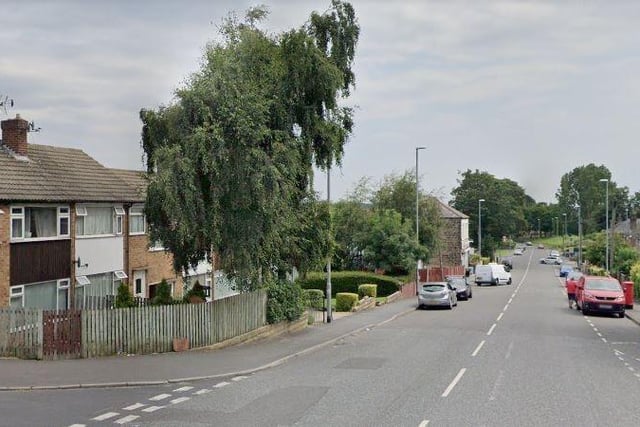 Broad Lane, Sandford - between Whitecote Hill and Waterloo Lane.