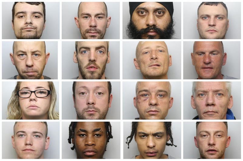 Double trouble....criminals who have been given sentences in double figures in 2023.