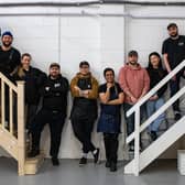 James Ooi (centre) and his team at Little Bao Boy.