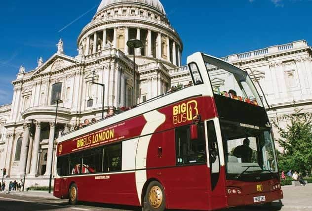 Big Bus Tours offer London transport of delight around attractions aplenty.