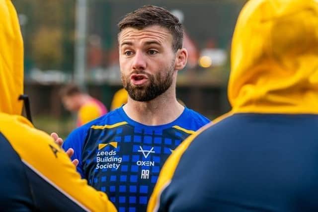 Andy Ackers is set to make his first appearance for Rhinos on Boxing Day, the morning after his 30th birthday. Picture by James Hardisty