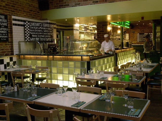 The former Livebait restaurant, Shears Yard, Leeds, pictured on November 1, 2001.