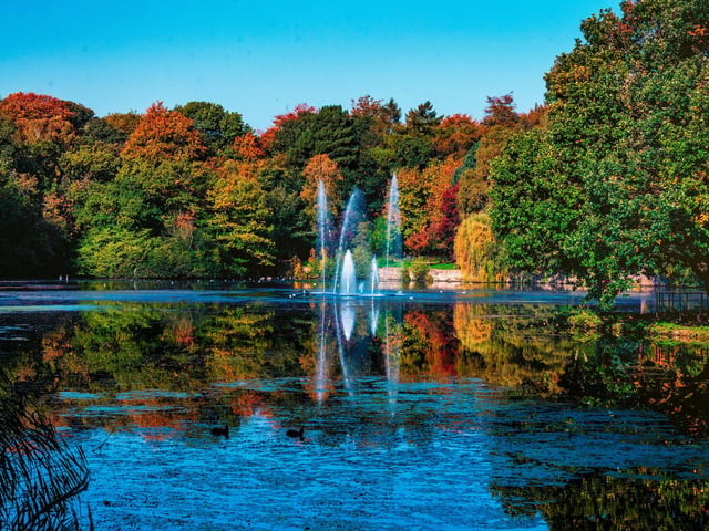Covering 700 acres of parkland, lakes and woodland, walkers have plenty of scenic spots to wander around at this popular outdoor spot, incorporating both tarmac paths and woodland routes. The woodland geology trails to the north side of the park are particularly stunning in the autumn.
