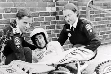 Elizabeth Holliday pictured on a first aid course at Bruntcliffe High School in 1986.