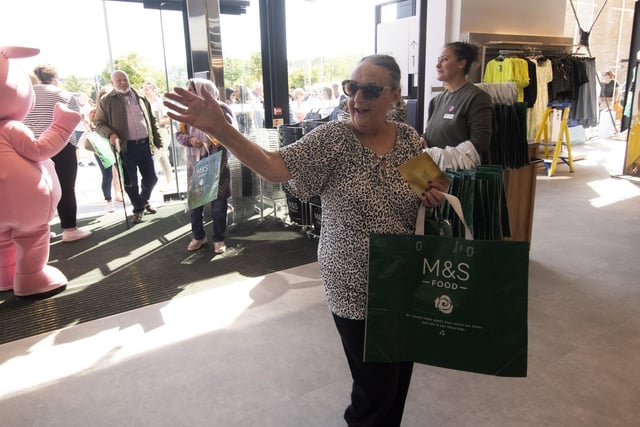 One of the new flagship superstores, the new Leeds M&S has a ‘bigger and better’ bakery, a flower shop and a new ‘digital cafe' concept