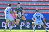 Harry Newman on the attack for Leeds Rhinos against Toulouse Olympique last Friday. Picture by Fabrice Rodriguez/SWpix.com.
