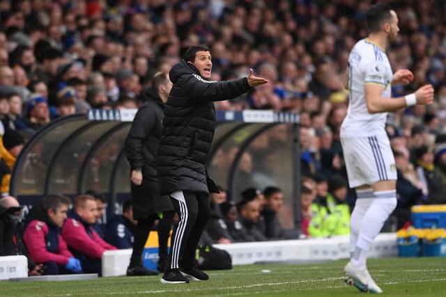 TRUTH TELLER - Javi Gracia has not been sugarcoating Leeds United's situation with the players ahead of a huge week in the relegation battle. Pic: Getty