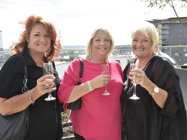 Julie Kirk, Adrienne Vates and Lynne Appleyard at the Style Attic Summer Soiree at Moda New York Square, Quarry Hill.