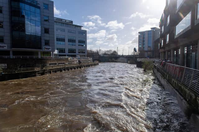 As of Friday evening, there were 80 flood warnings in place and 155 flood alerts. Image: Bruce Rollinson