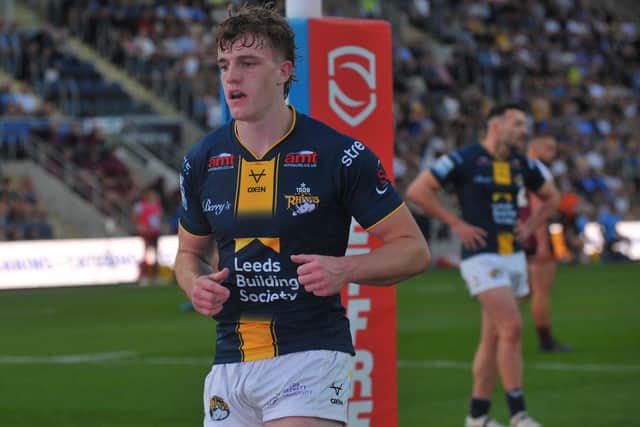 Fergus McCormack has dropped out of Leeds Rhinos' initial squad for Friday's visit of Hull KR. Picture by Steve Riding.