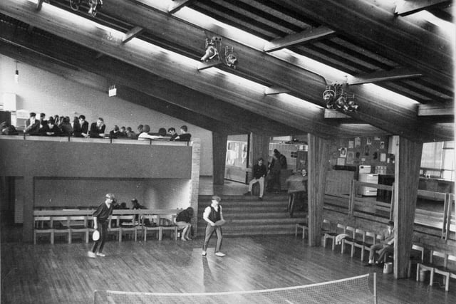 Inside  Seacroft Civic Youth Club in March 1965.