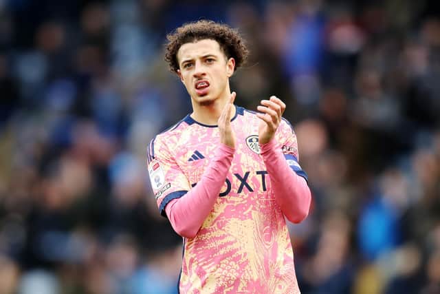 POPULAR CHOICE: Ethan Ampadu for the Leeds United man of the match award in Saturday's 1-1 draw at Championship hosts Huddersfield Town. above. Photo by Jess Hornby/PA Wire.