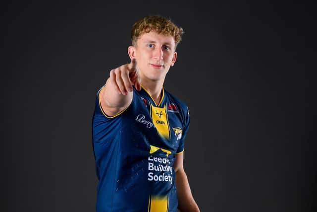 Teenager forward Zak Lloyd will make his Leeds Rhinos debut on Friday. Picture by Allan McKenzie/SWpix.com.
