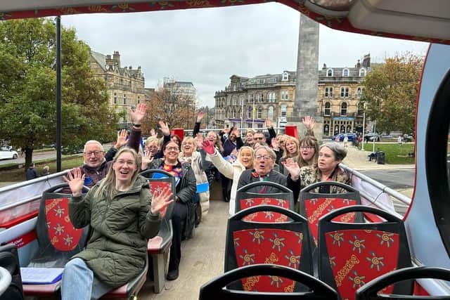 Enjoyment on the bus