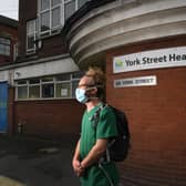 York Street Health Practice, 68 York Street: 477 patients per full time equivalent GP. 
(Pictured: Homeless Outreach worker Dominic Maddocs, who works at the site for Bevan Healthcare, in July 2020)