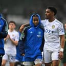 PARTNERSHIP: Between Leeds United pair Junior Firpo, right, and Crysencio Summerville, down Leeds United's left flank. Photo by Harry Trump/Getty Images.