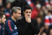 FRESH WORRY: For Arsenal and boss Mikel Arteta. Photo by Stuart MacFarlane/Arsenal FC via Getty Images.
