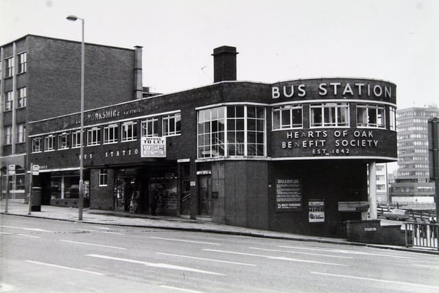 Vicar Lane Bus Station pictured in May 1978.