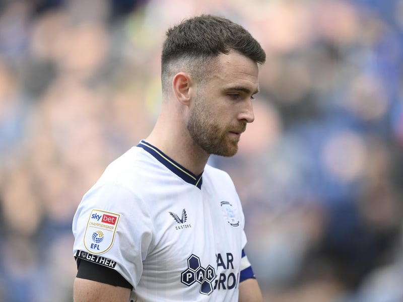 The Preston centre-back remains out with a knee injury which was expected to keep him out until the end of the month.